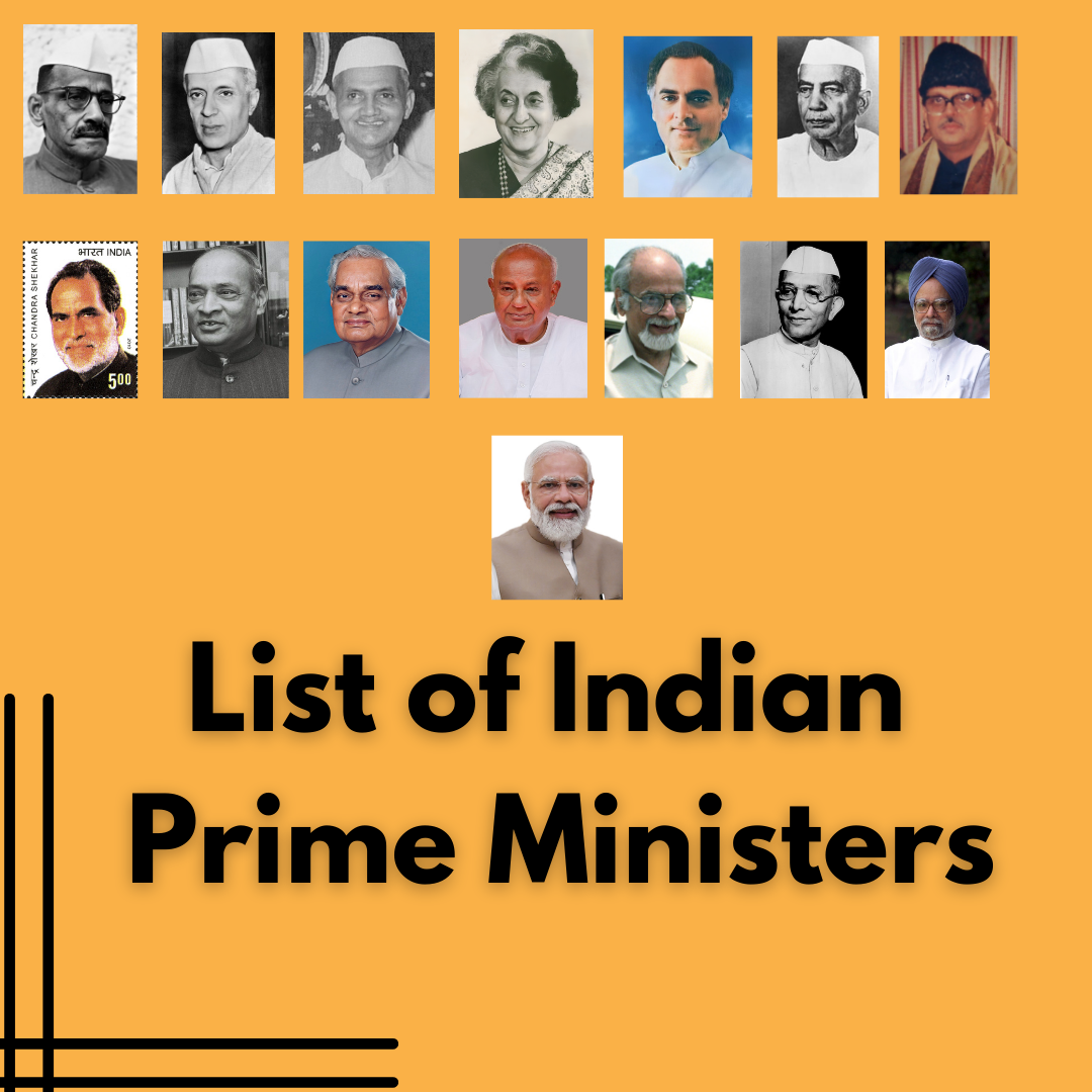 List of Indian Prime minister with photo